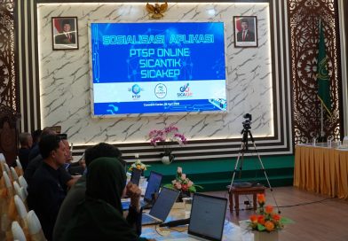 Sosialisasi Tiga Aplikasi: PTSP Online, SICANTIK dan SICAKEP